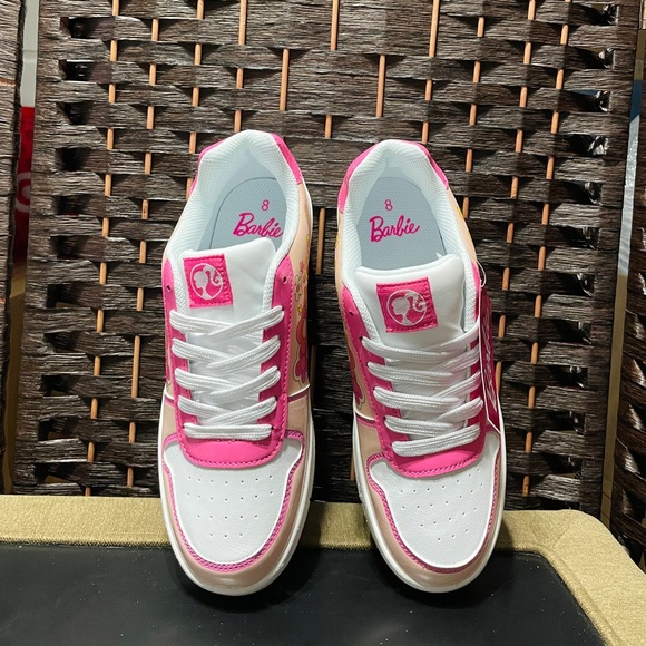 Women's Barbie by Mattel Pink Casual Court Sneaker, Brand New | Size 8 #CL12 - Picture 7 of 7